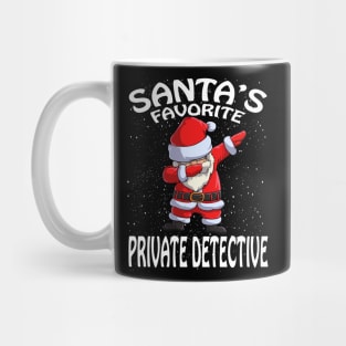 Santas Favorite Private Detective Christmas Mug